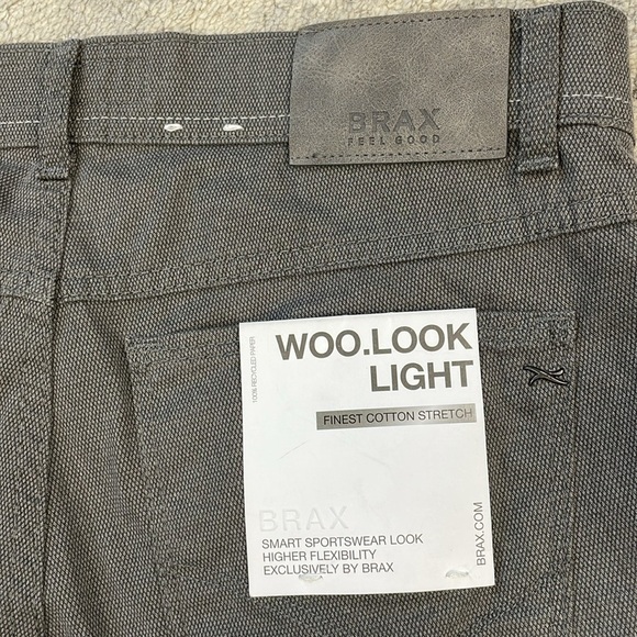 NWT Brax Cooper Fancy Woo Look Light Jeans Microprint Five Pocket Pants 31 - Picture 15 of 15